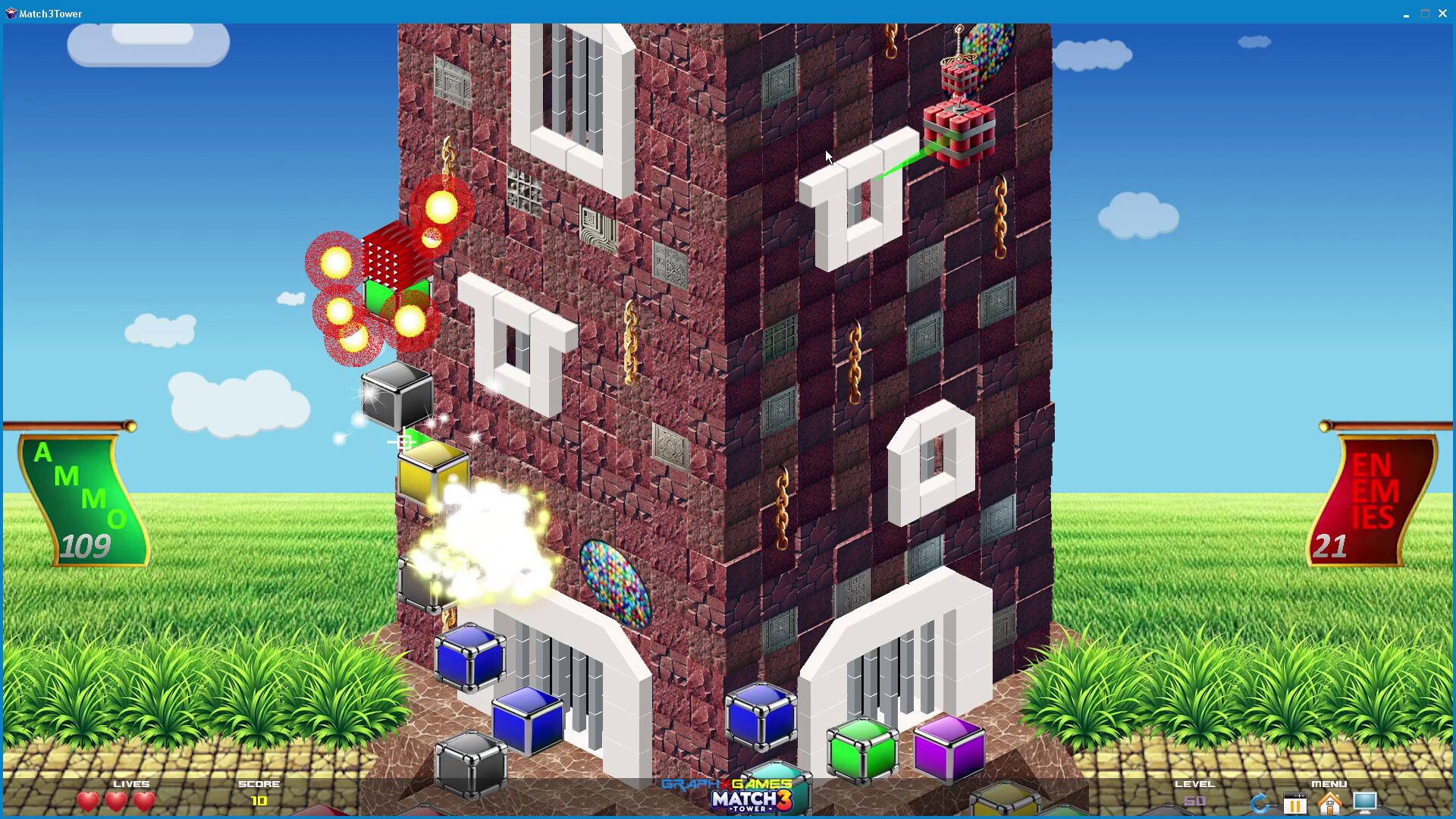 三消+塔防+動作！益智新作《Match3Tower》Steam驚喜上架，遊戲類型混搭吸睛