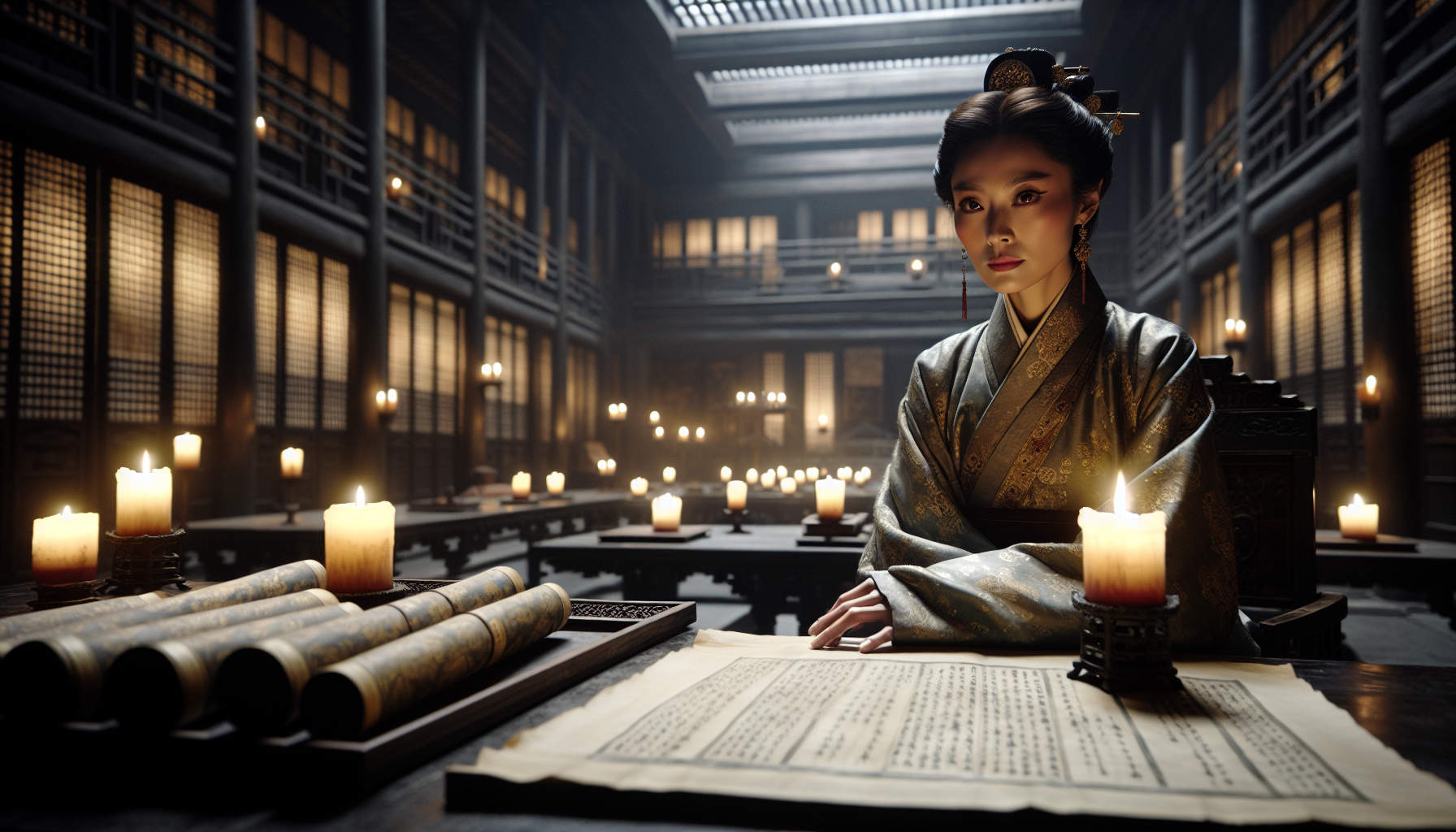 《媚者無疆》晚媚劇照，李一桐飾演