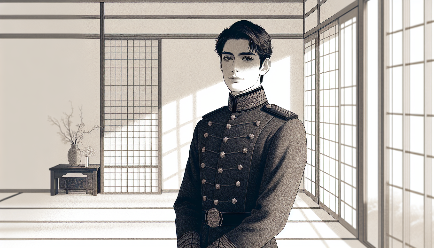 美世與清霞初次見面時的緊張氣氛