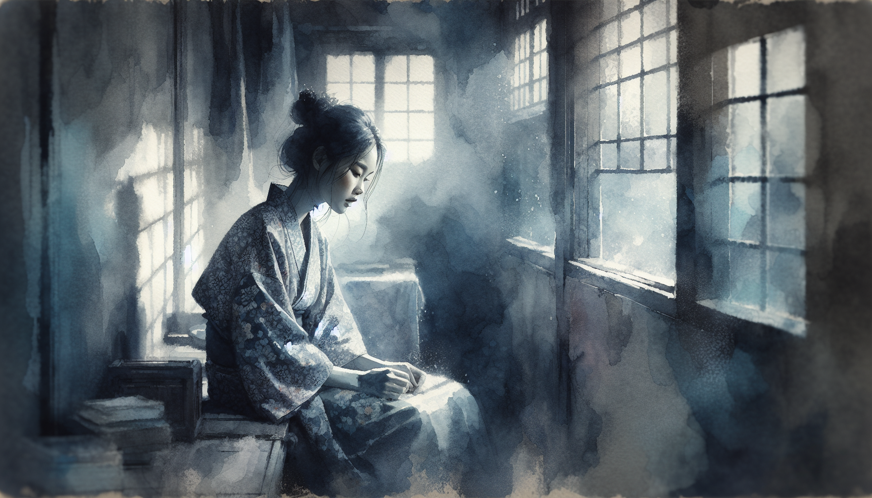 色彩隨角色成長轉變的動畫畫面示意