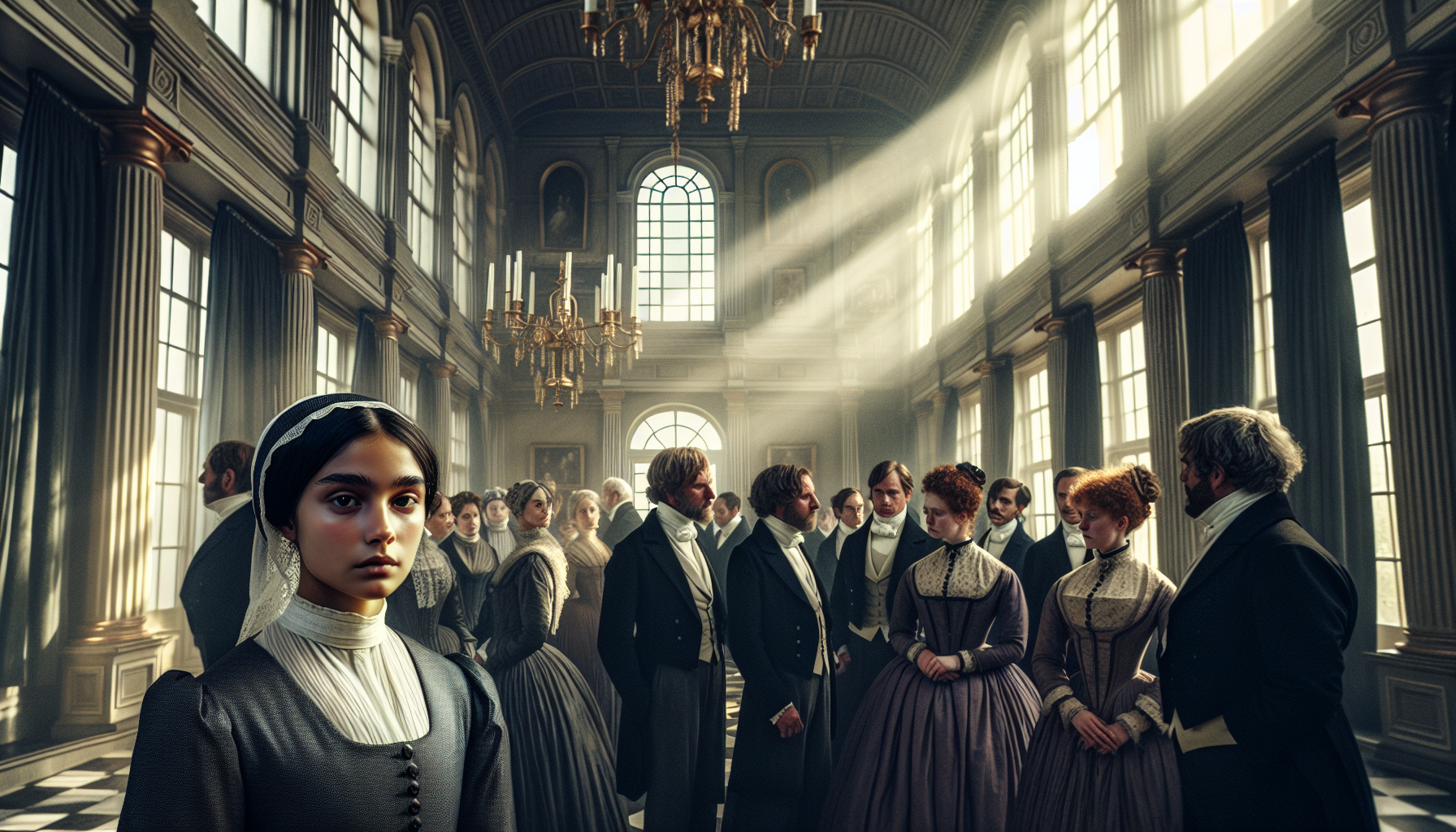 夏洛蒂‧勃朗特《簡愛》書籍與畫像