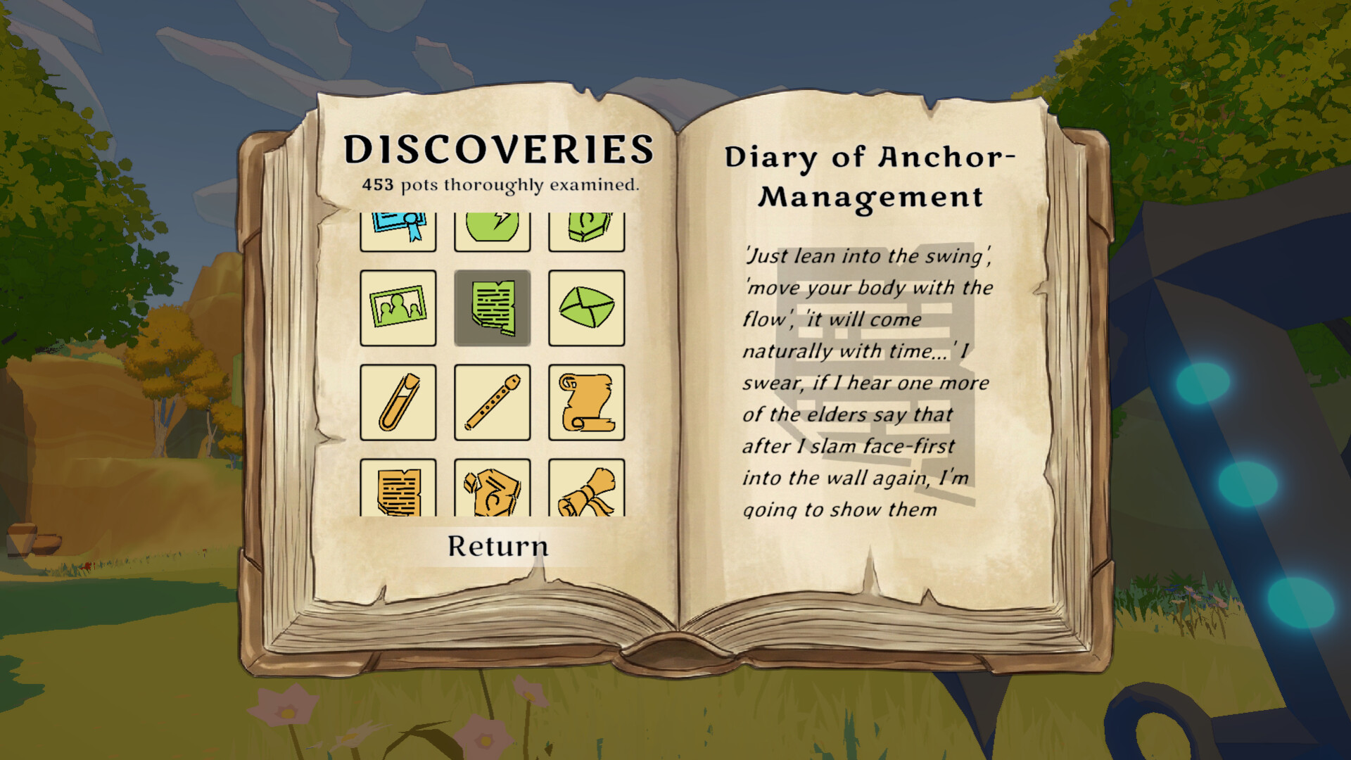 Skybound 遊戲截圖：使用鉤索移動