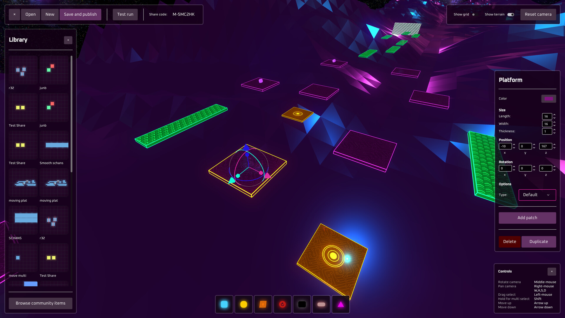 複雜的空中關卡結構，展示了遊戲對於空間感的獨特詮釋