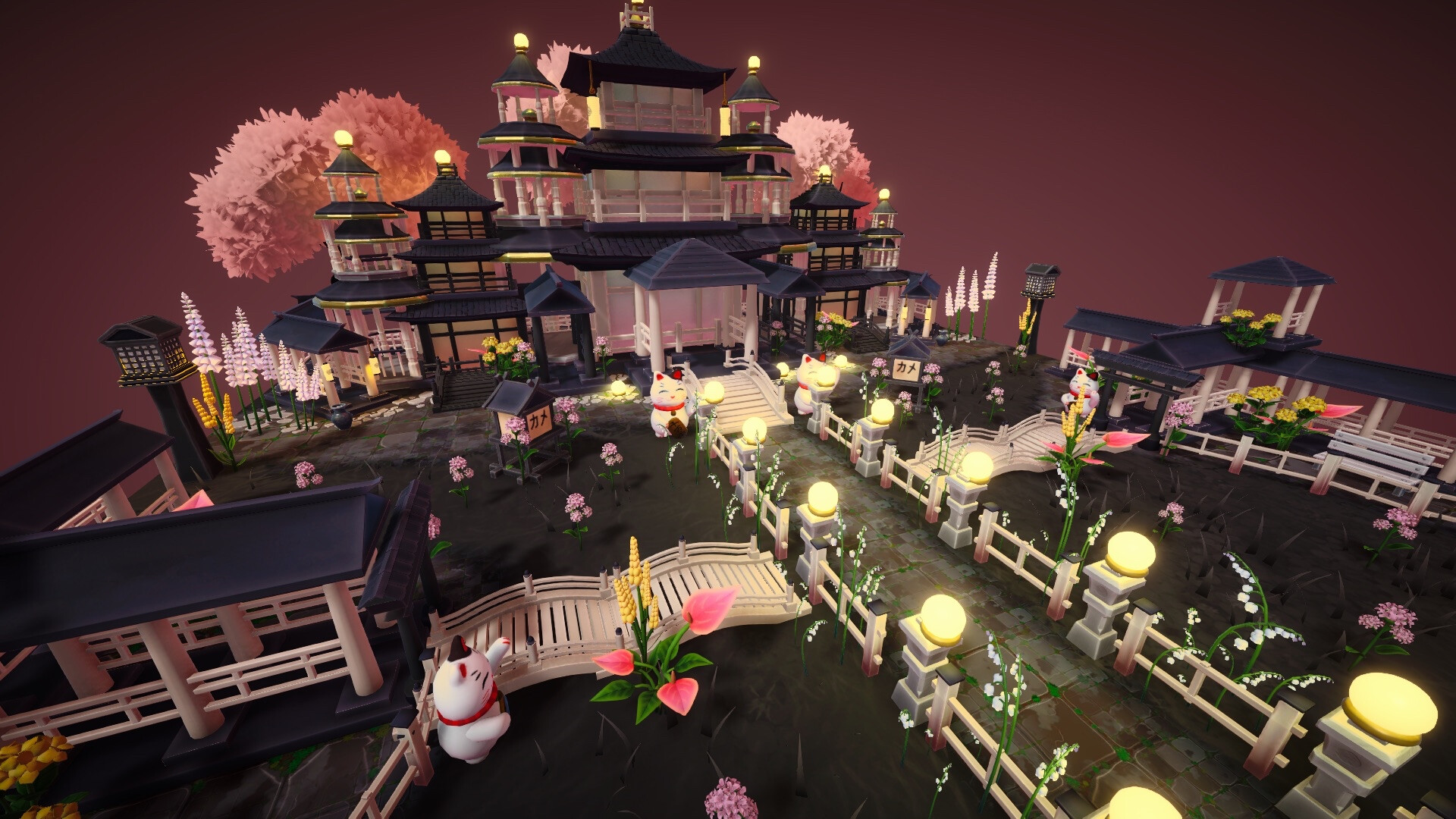 遊戲支援各種不同風格的建築與裝飾混搭