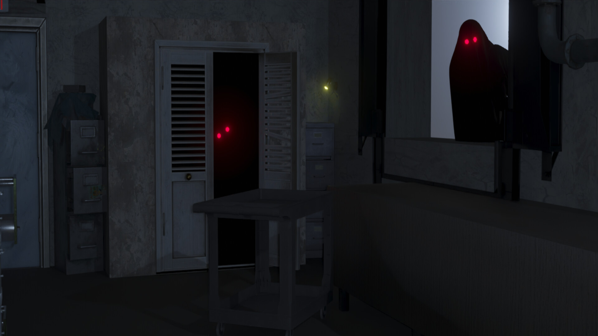 遊戲中的電腦終端機介面，玩家需要在此處理大量的資訊與指令。