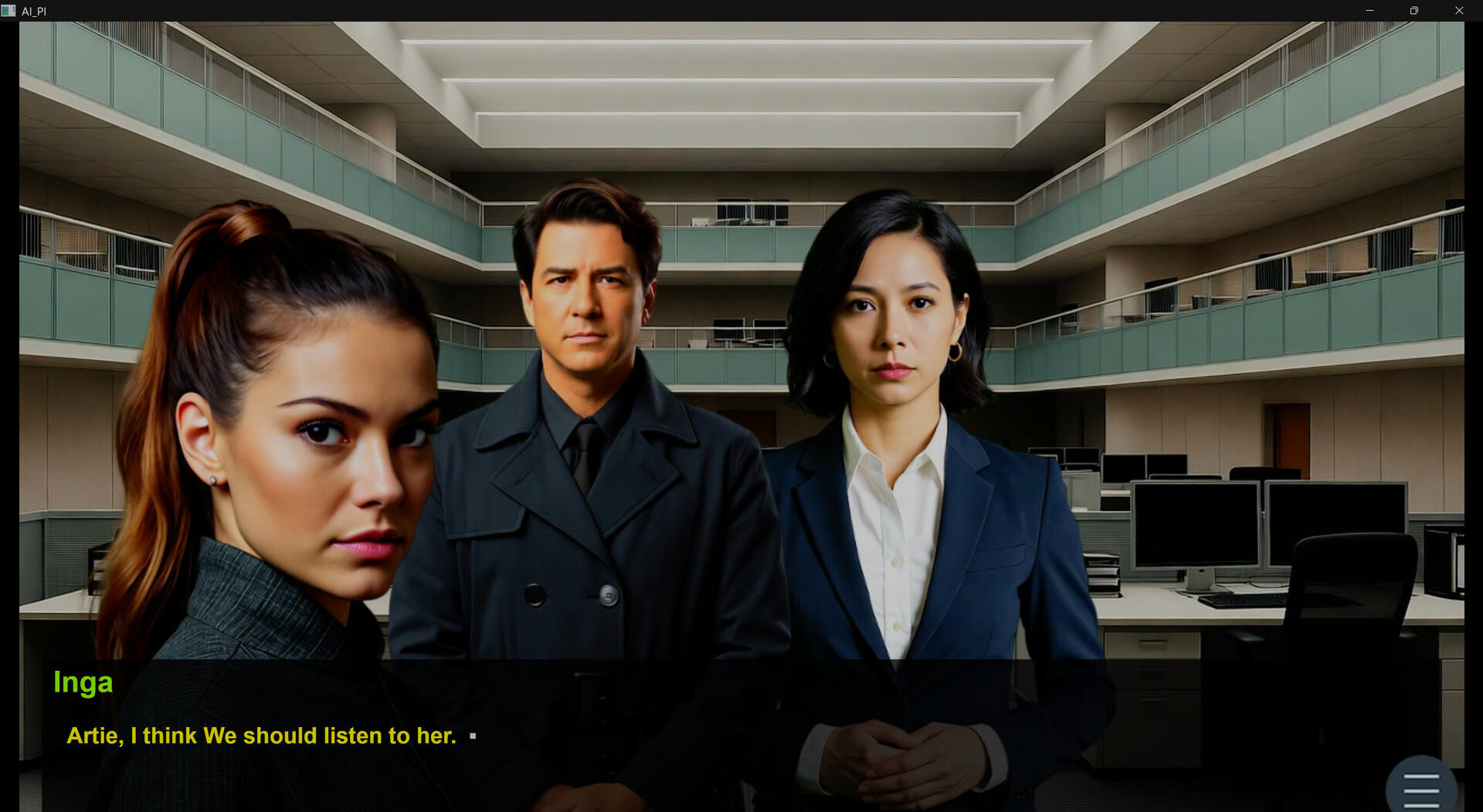 遊戲中的神祕場景，暗示著隱藏的劇情線索