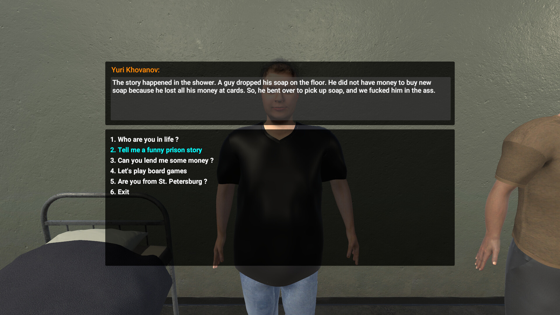 遊戲內格鬥畫面截圖