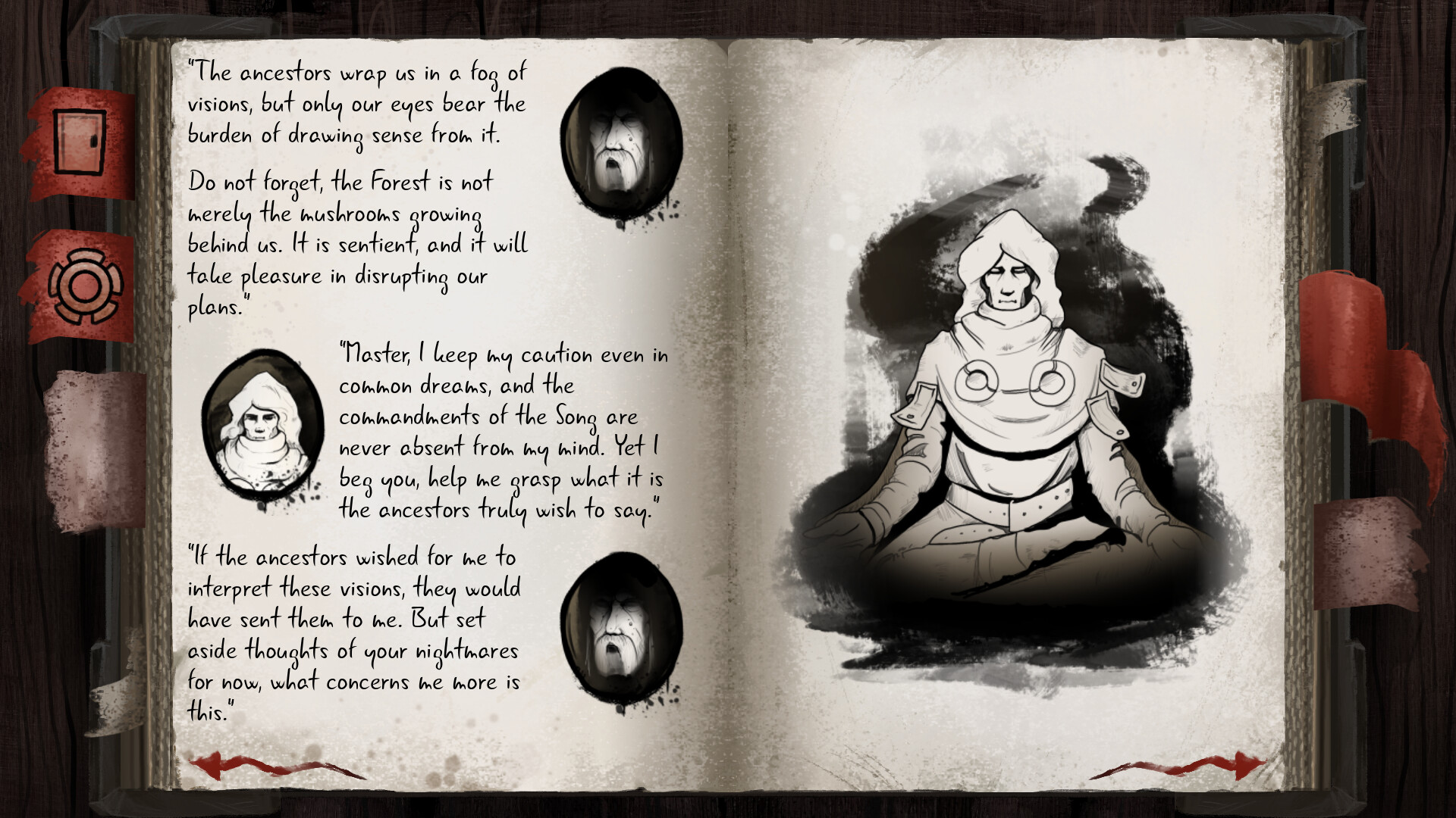 展示遊戲中獨特的手繪藝術風格與人物特寫