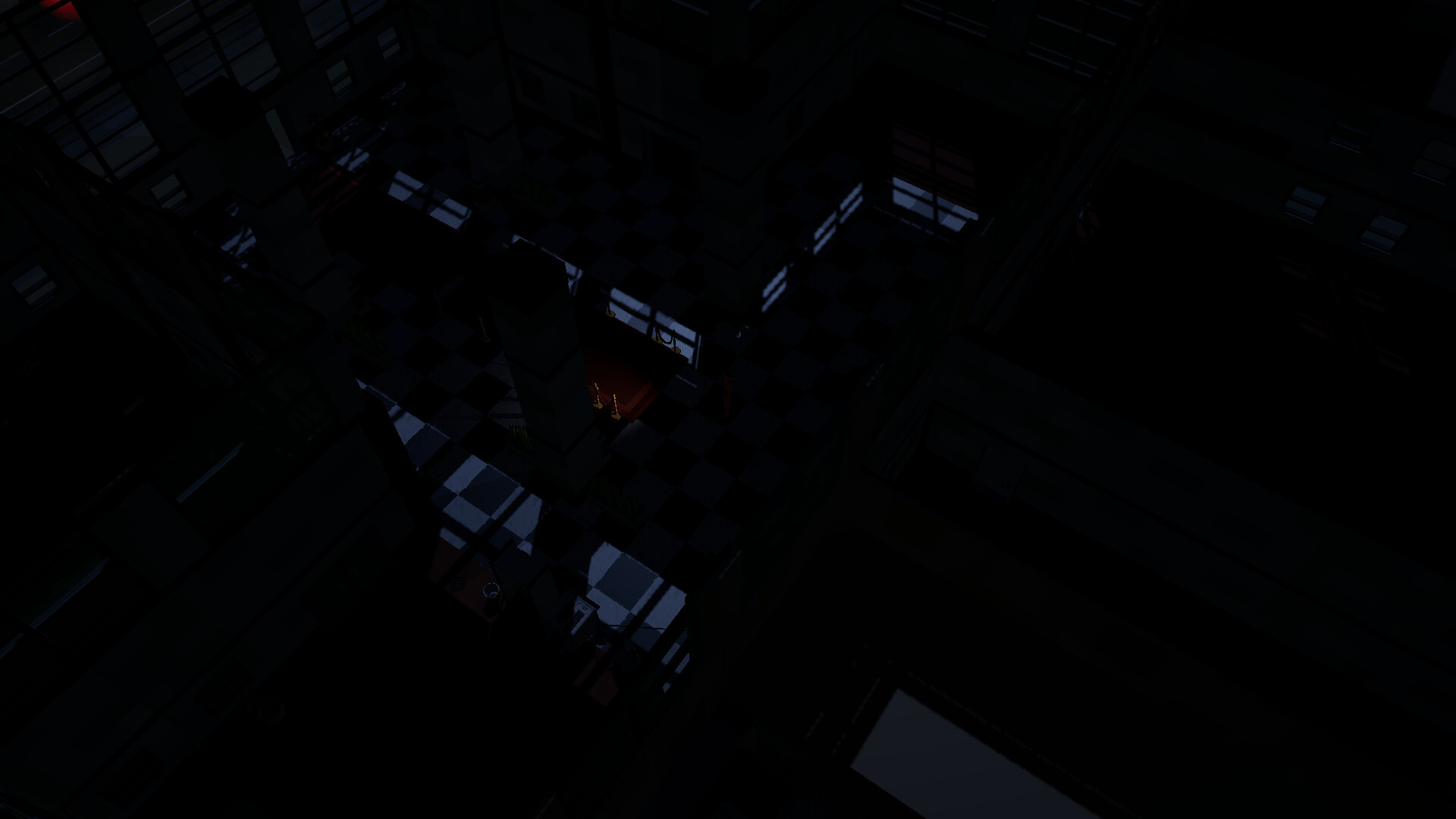 戰鬥場面，玩家使用有限的武器對抗機器敵人