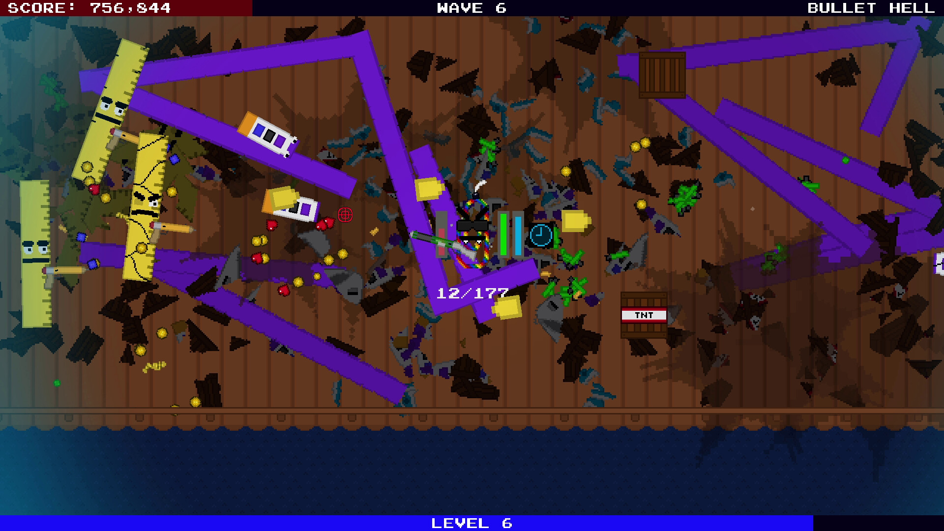 複雜的戰場與成群的敵人