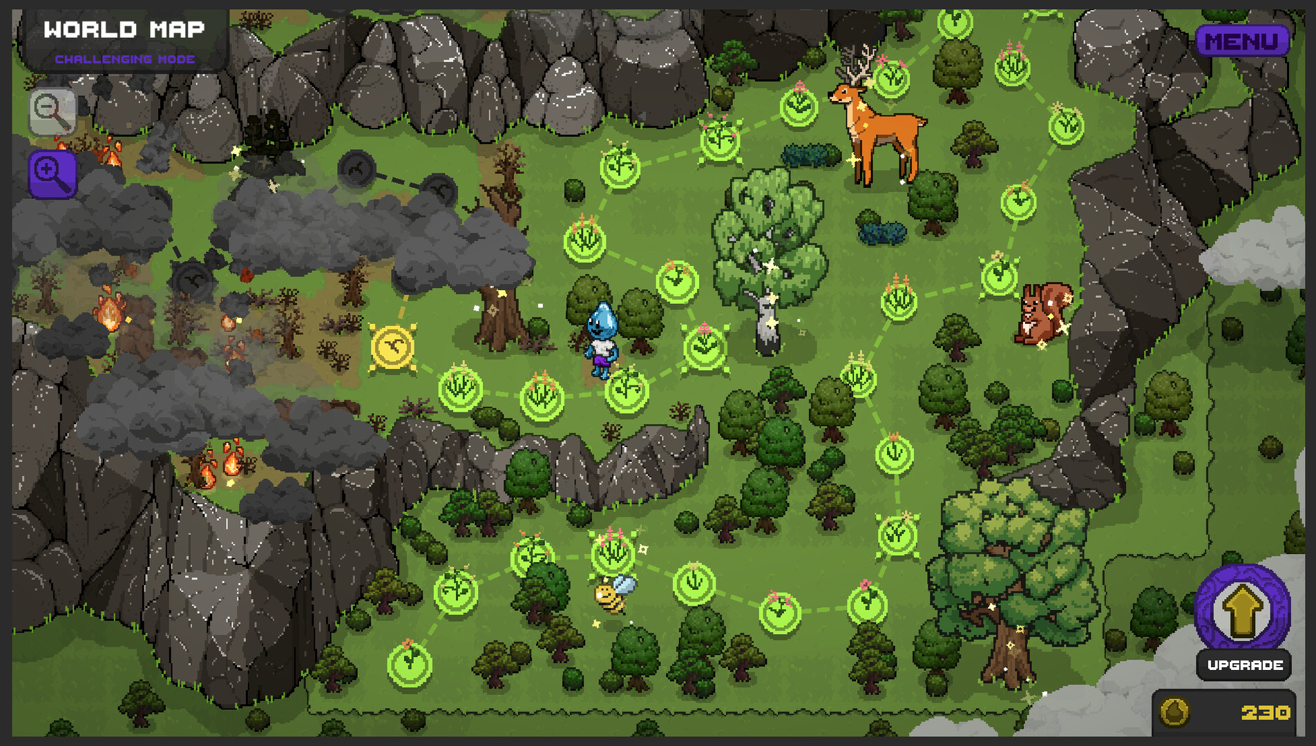 遊戲截圖：夜間場景與光影效果