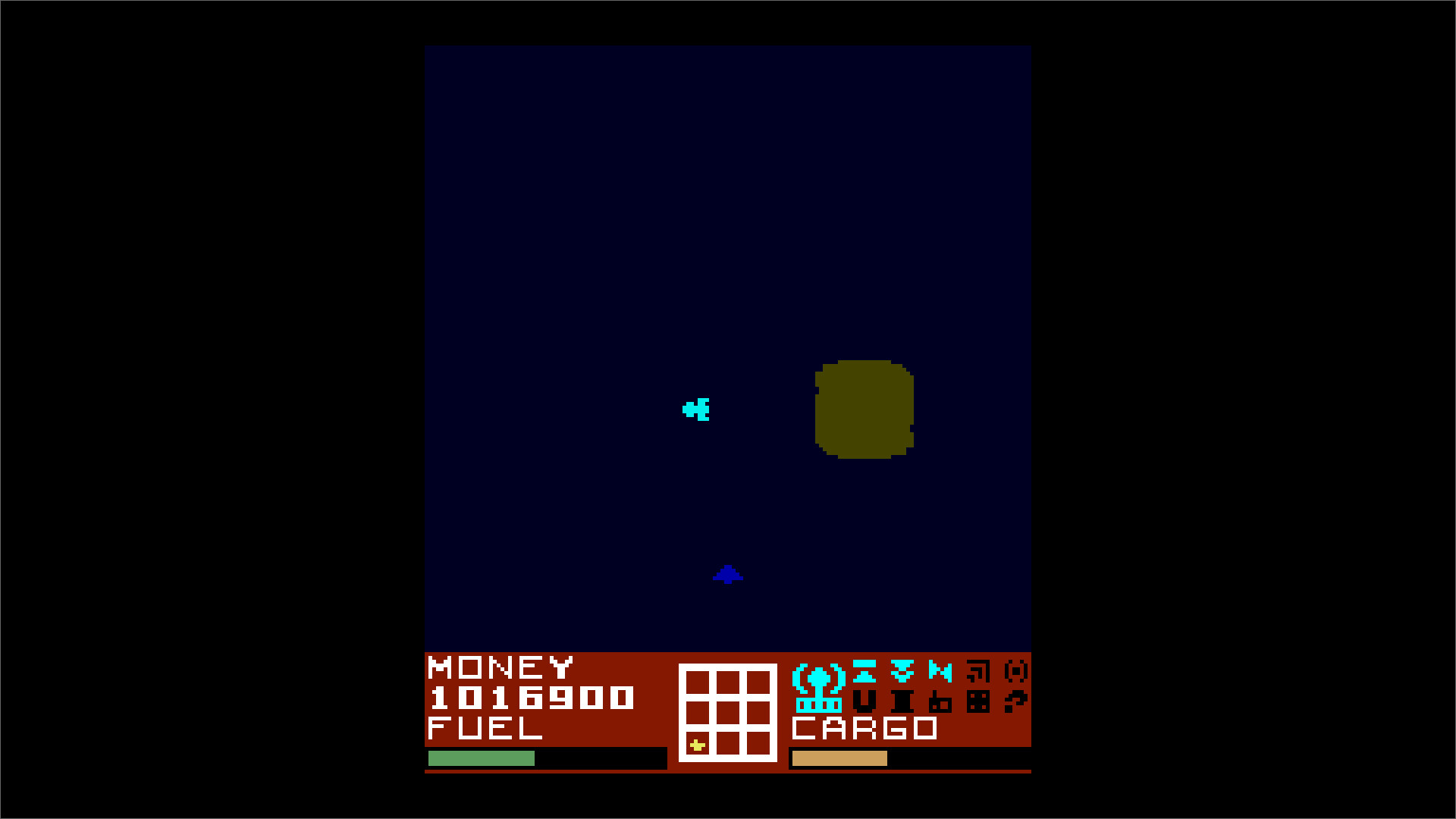 太空站與遠方的行星