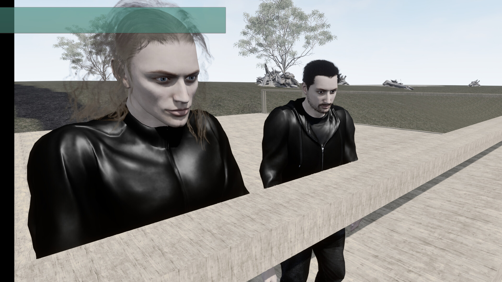 主角安德斯在昏暗的環境中進行調查