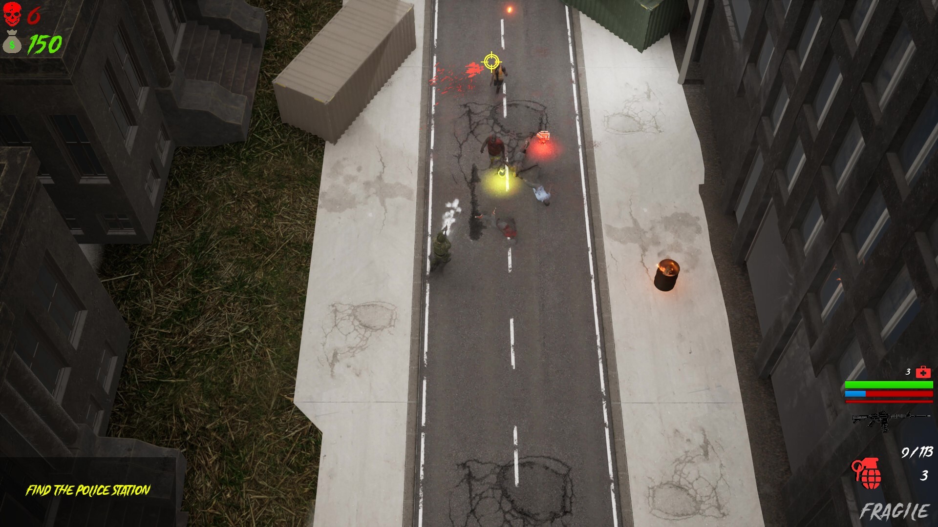 探索充滿細節的廢棄設施內部