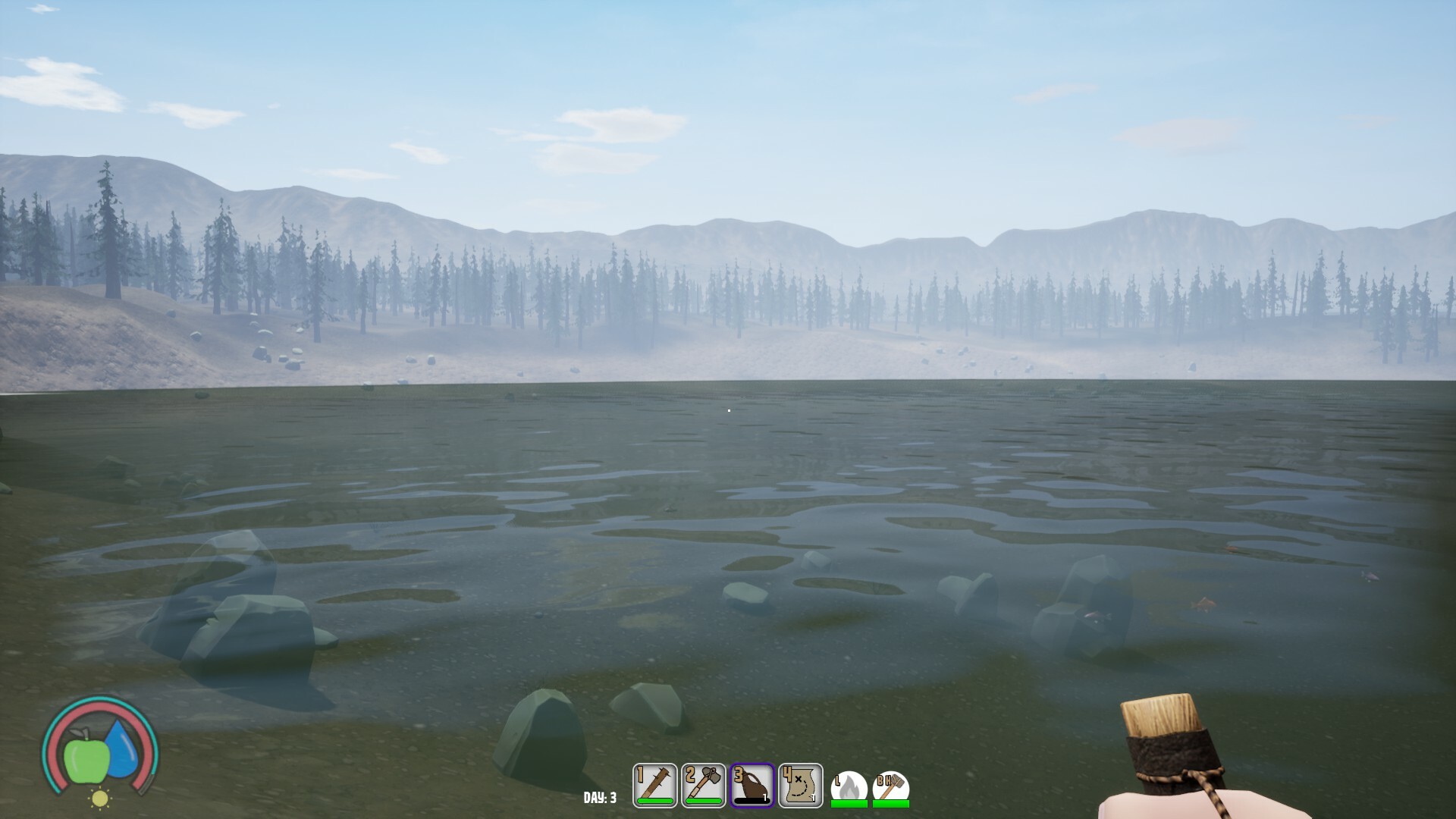 遊戲中一處神秘的洞穴入口,暗示著未知的秘密。