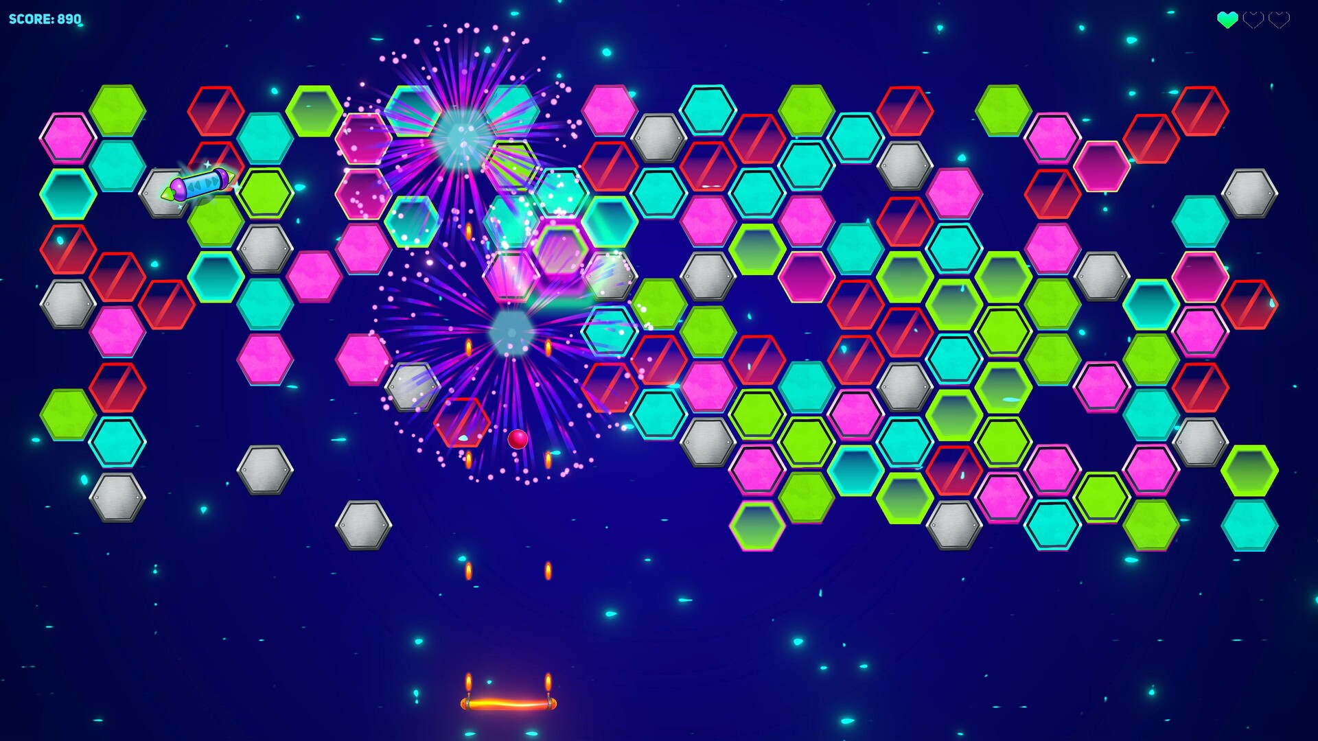 色彩鮮豔的視覺特效