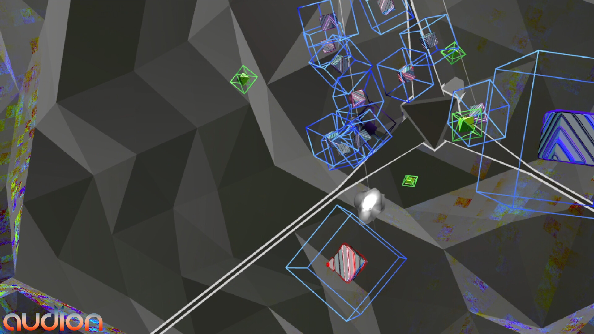 遊戲中激烈的戰鬥場面與粒子特效