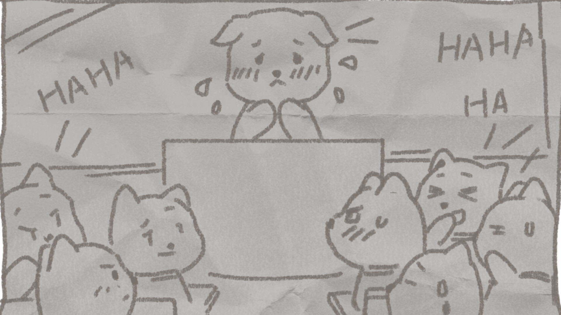 焦慮被具象化為一隻可愛的小狗，象徵著情緒並非敵人，而是需要被理解的夥伴。