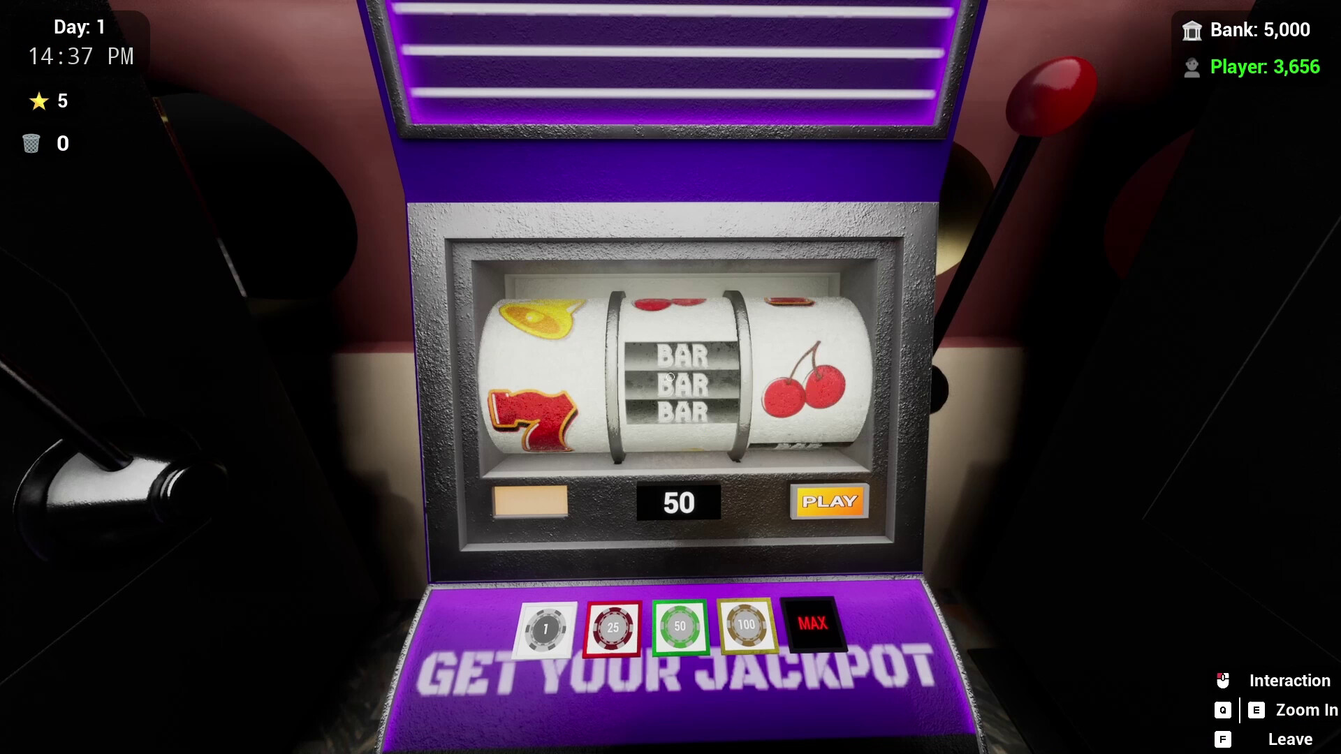 賭場夜間氛圍與燈光效果