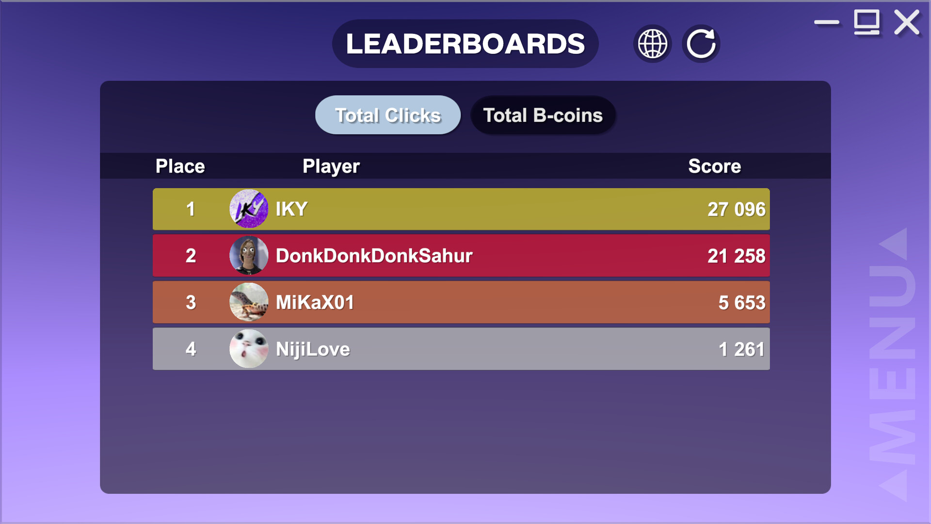 展示極其稀有的游標特效與遊戲背景