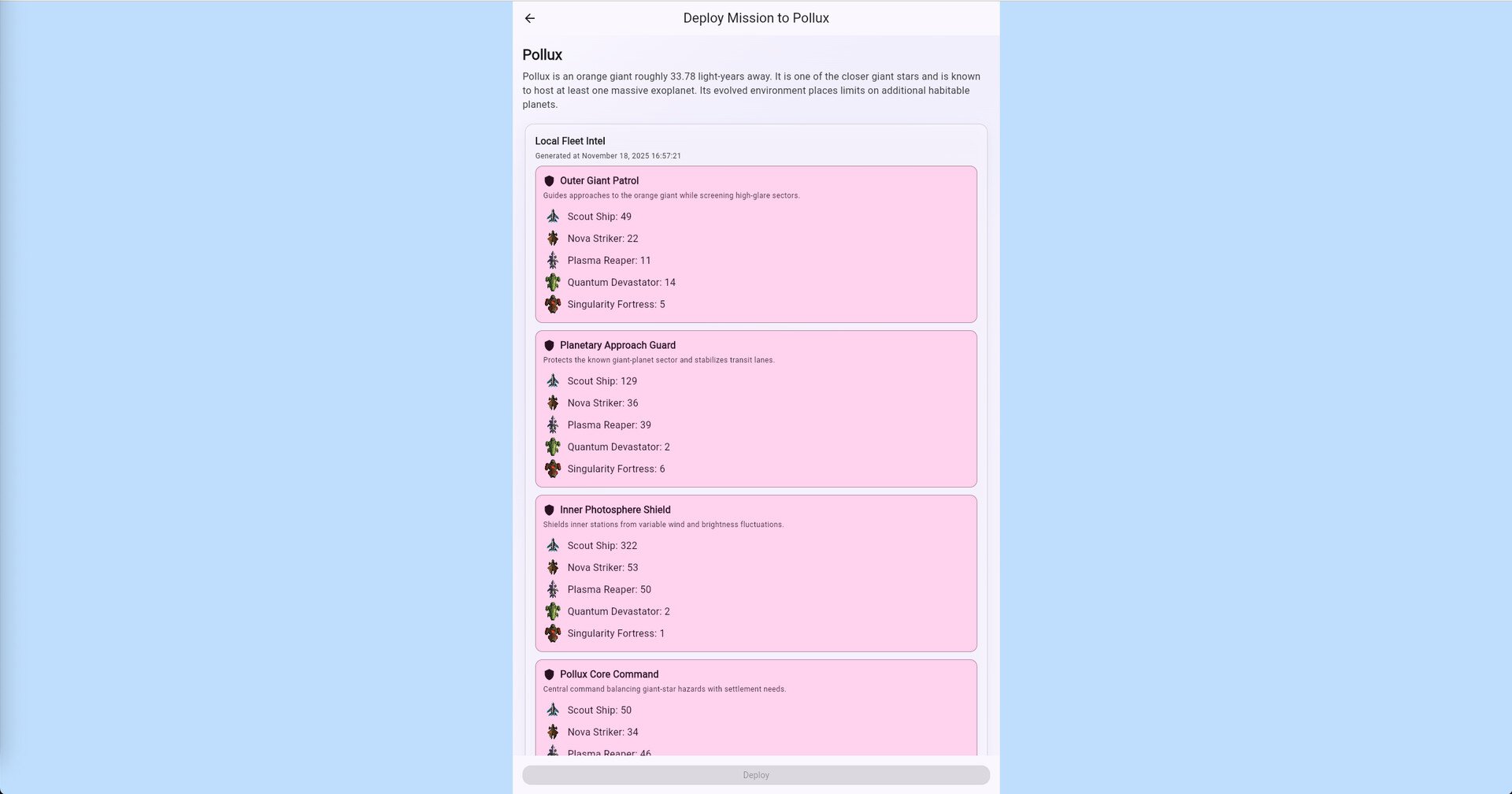 複雜的星際戰鬥與艦隊管理畫面