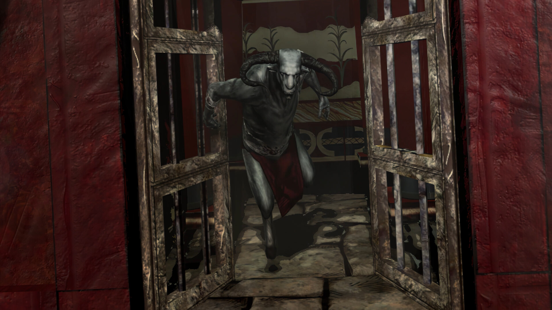 充滿神秘色彩的古希臘建築場景