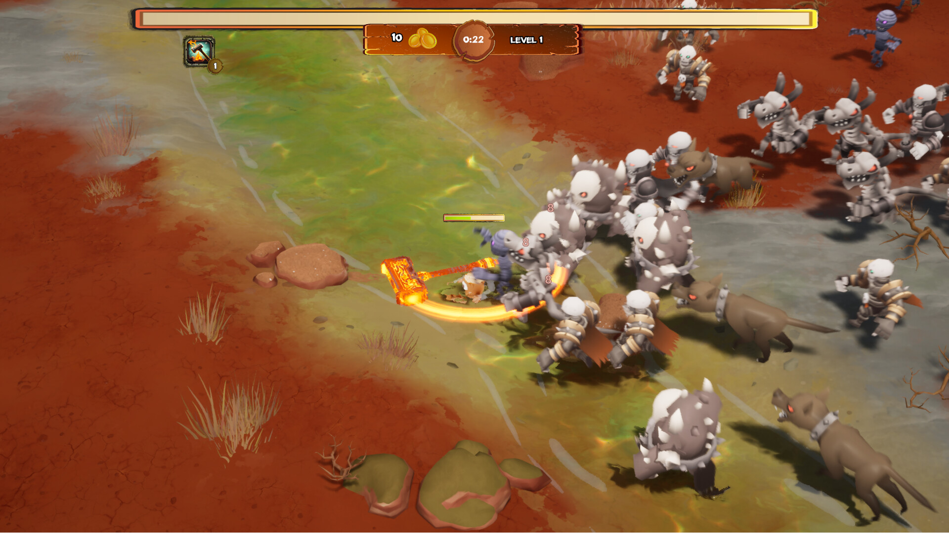 多樣化的武器和法術組合是遊戲的核心樂趣。