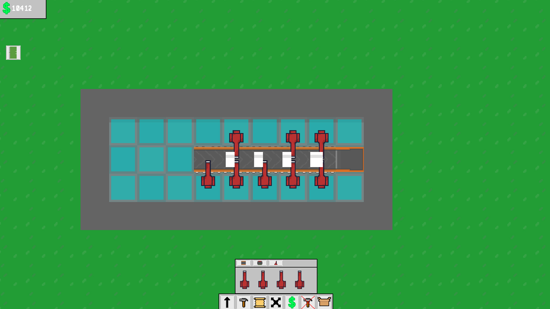 遊戲後期的複雜工廠布局，展示了大量的機器與自動化流程