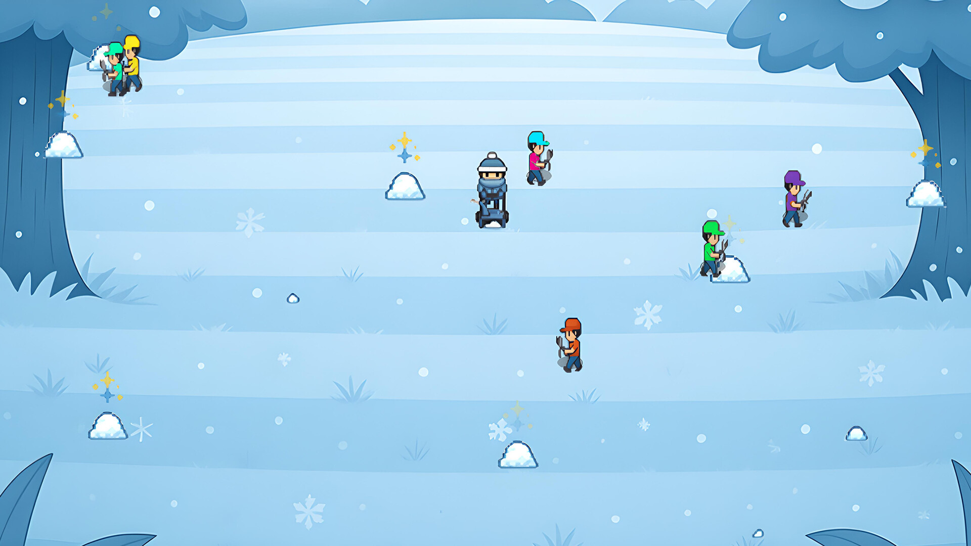 豐富的升級介面，玩家可以管理各種資源與解鎖新科技。