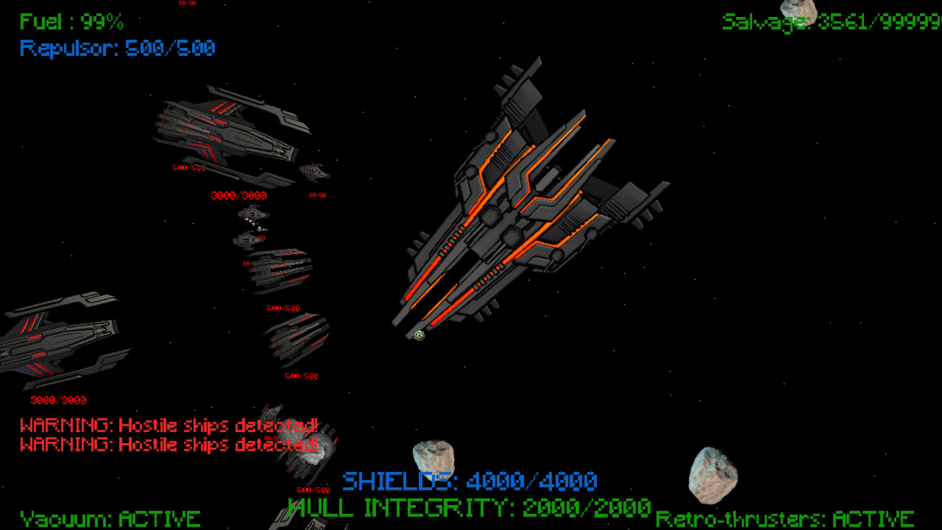 遊戲的戰鬥畫面，充滿了多彩的彈幕和爆炸效果