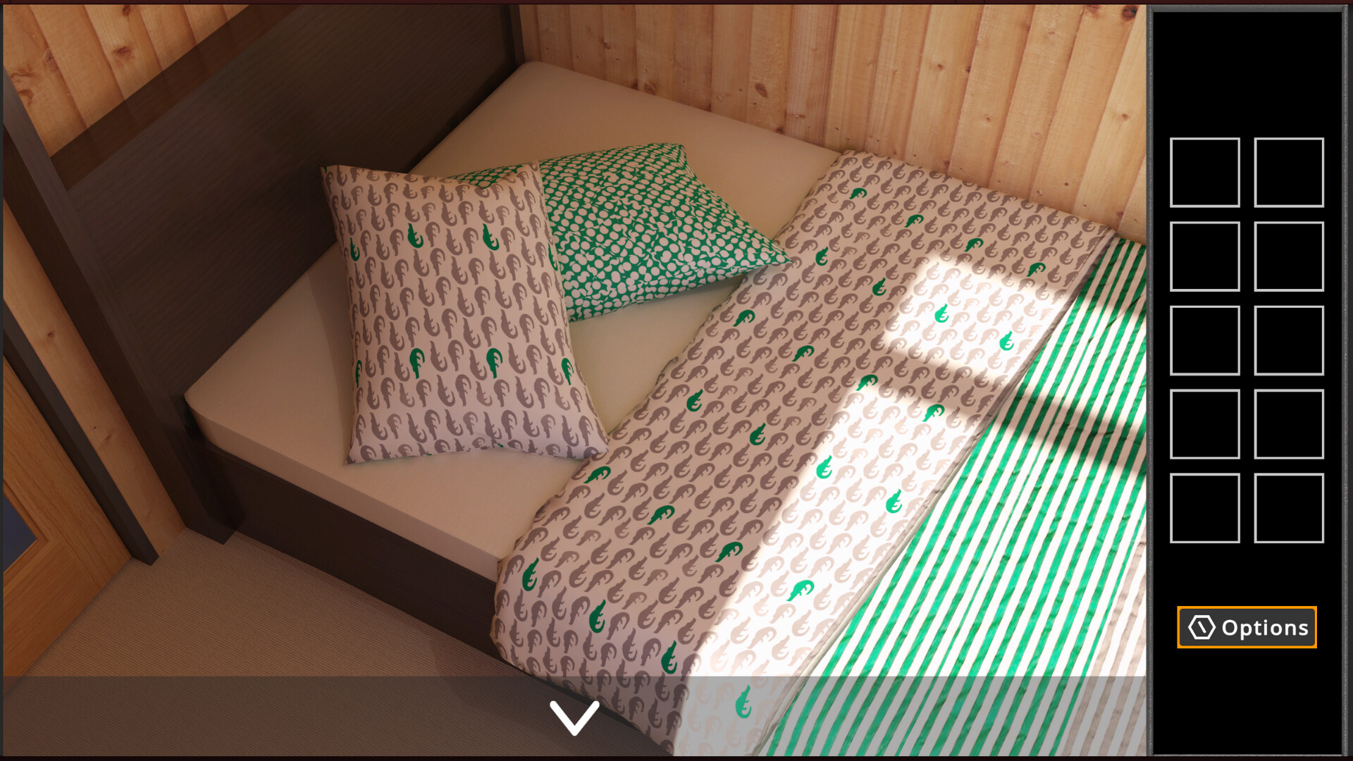 露營車內的廚房場景