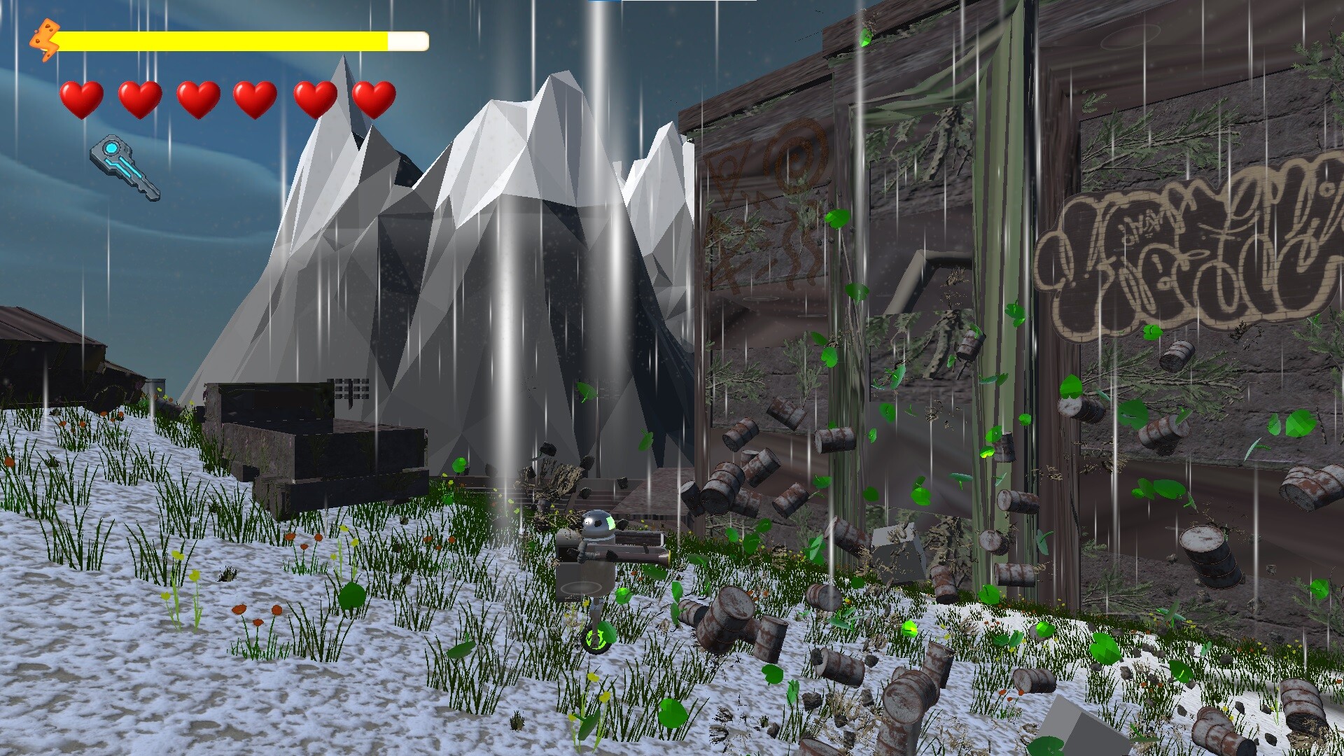 遊戲截圖顯示了複雜的垂直關卡設計，挑戰玩家的操作技巧。