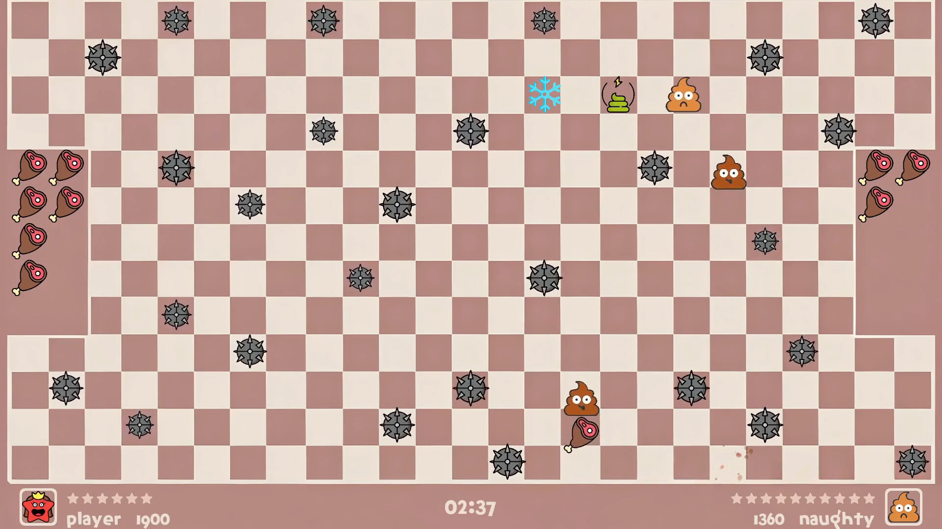 Run, Poo, Run! 遊戲截圖 - 充滿危機的隨機地圖