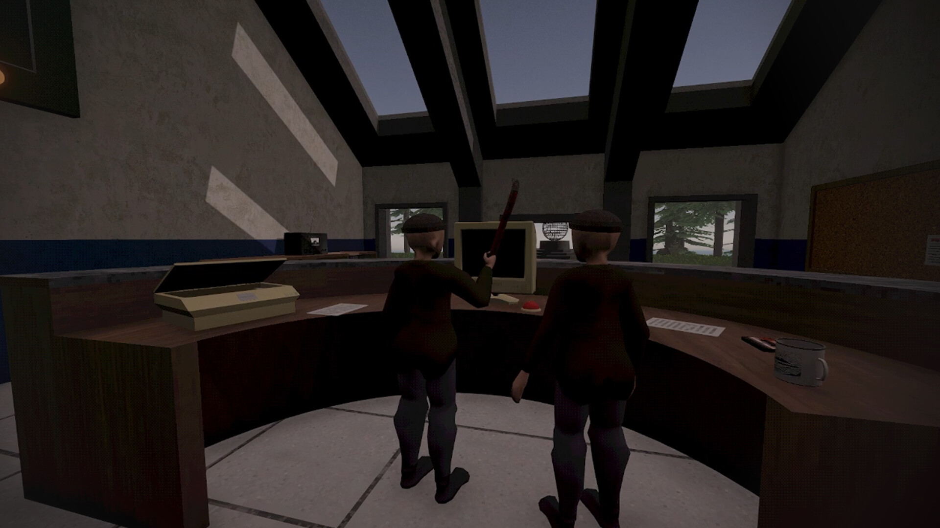 玩家需要在哨站內進行各種操作與決策