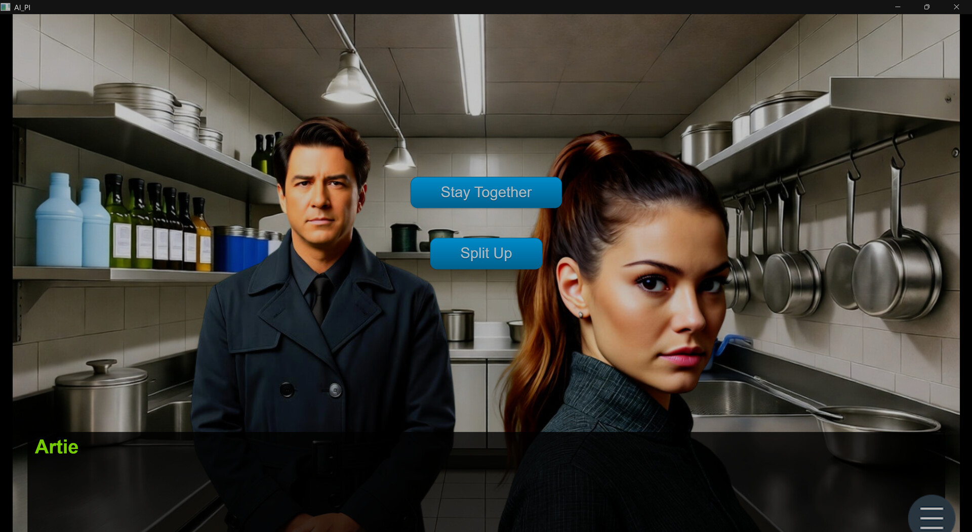 遊戲終局階段的畫面，氣氛更加緊張