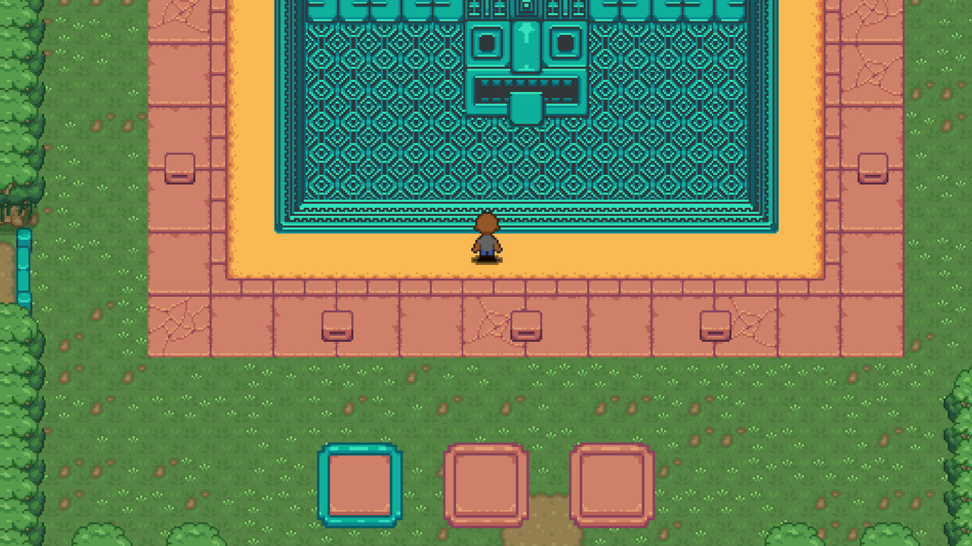 俯視角下的像素探險世界