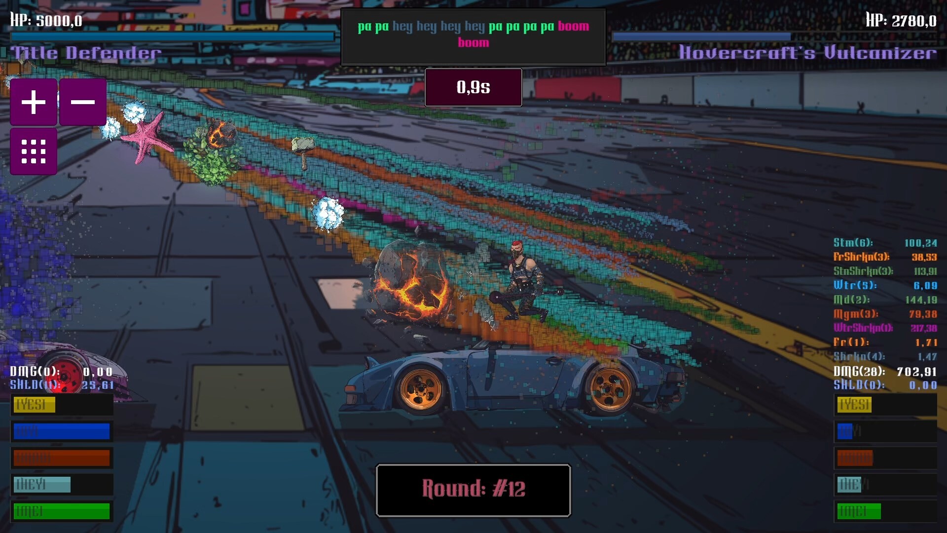 Mad Bang Bang 角色選擇或戰鬥準備畫面