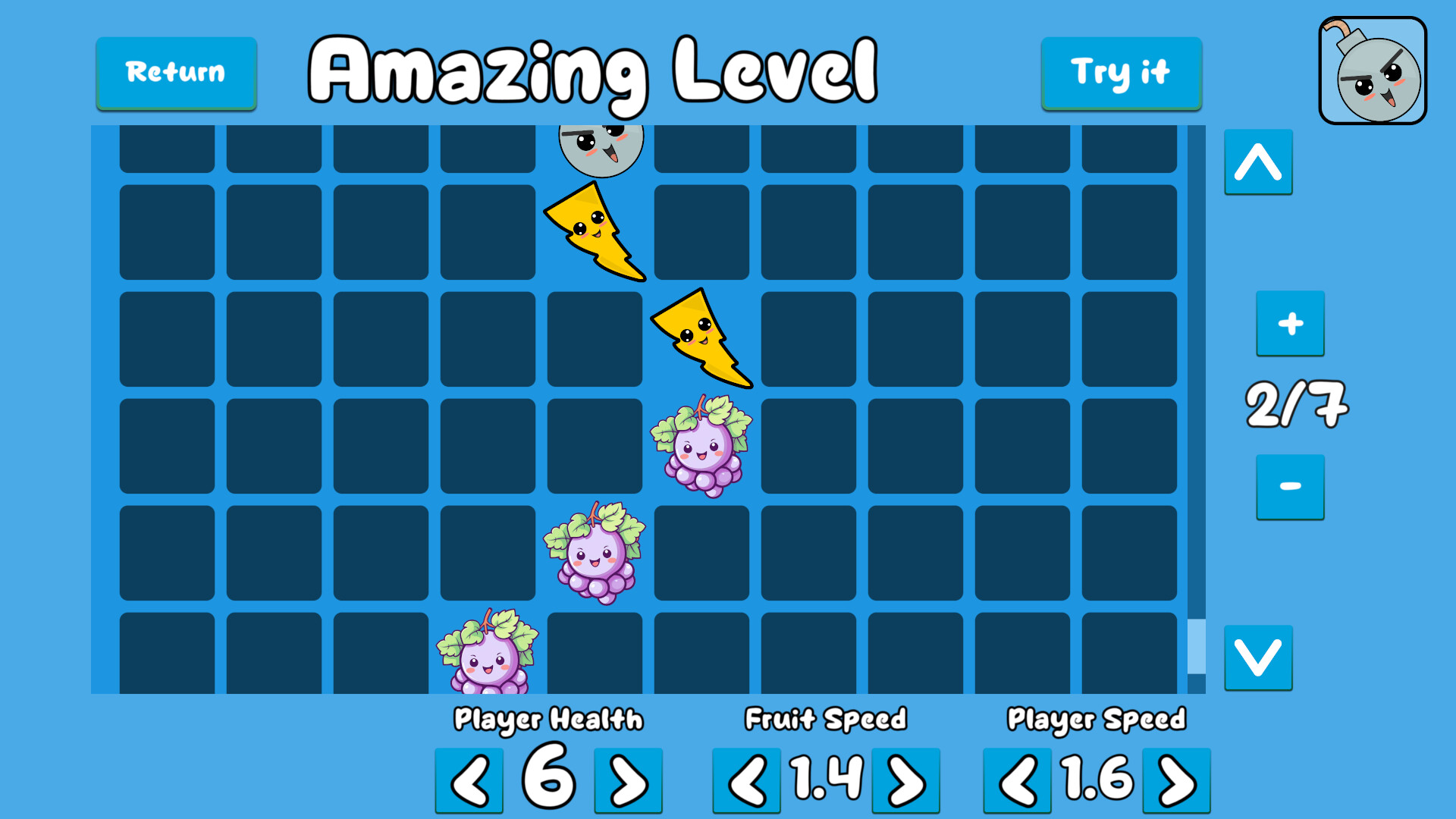 FruitFall Catcher 實際遊戲截圖 2