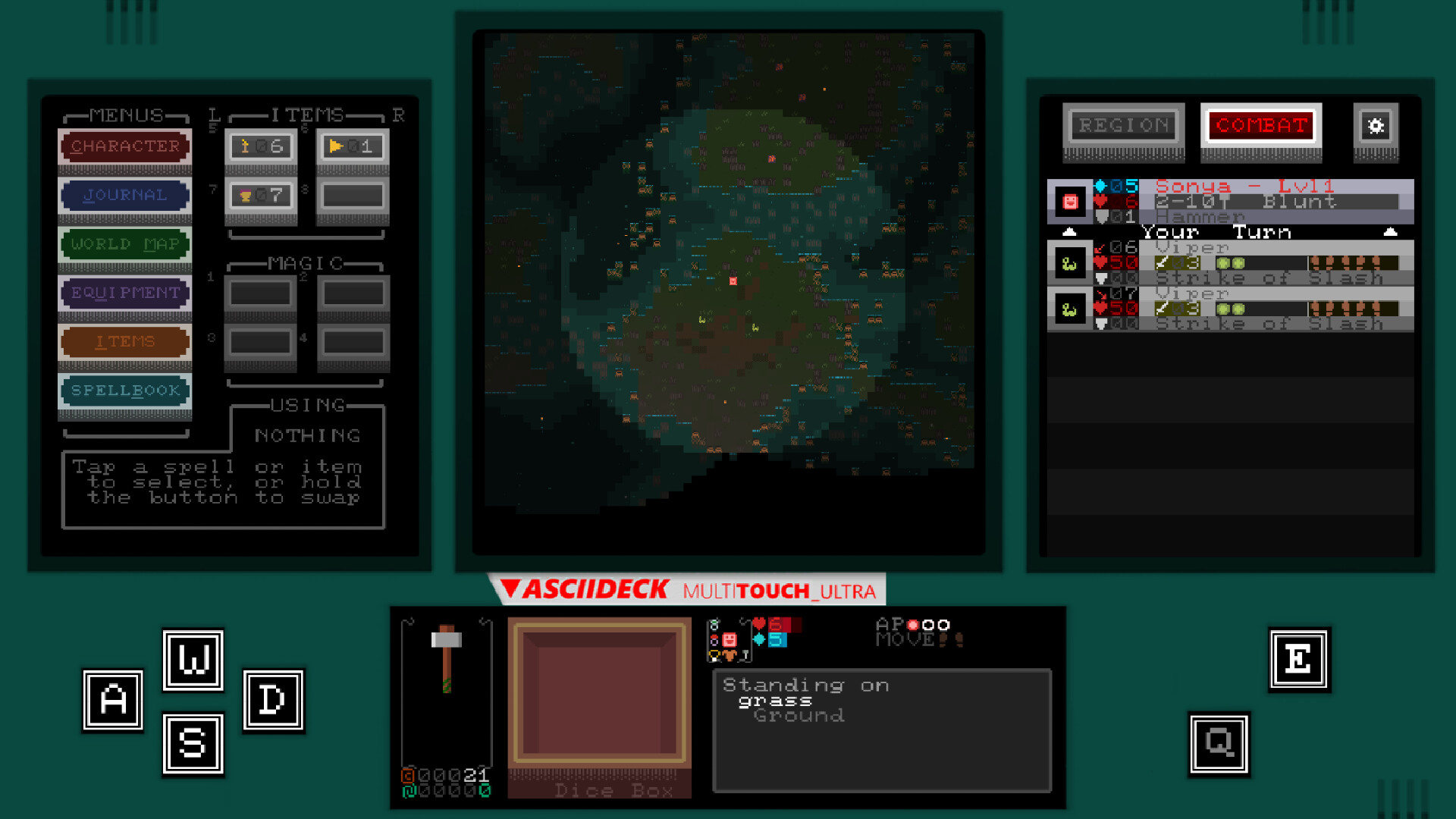 一個廣闊的俯視角場景，展現了遊戲的非線性世界。