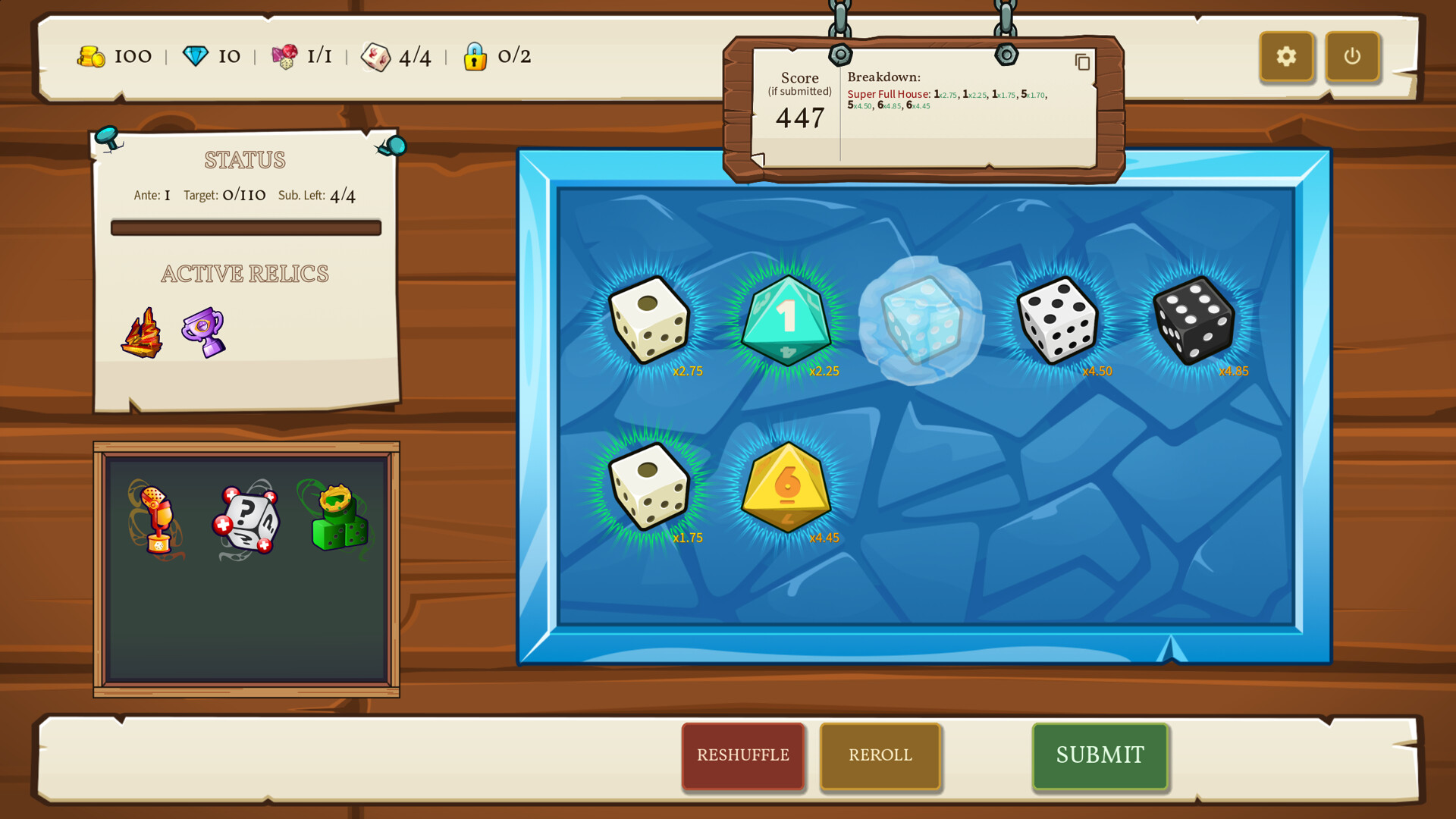 Dicey Bizniz 充滿奇幻風格的遊戲場景