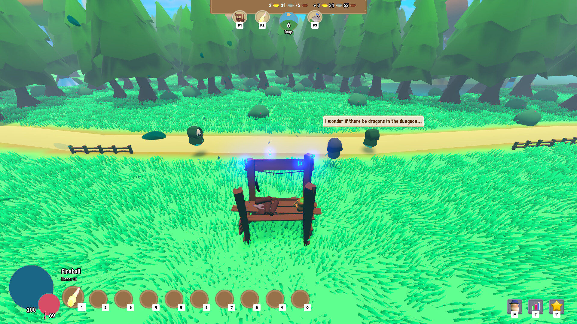 充滿挑戰的 Boss 戰鬥，考驗玩家的走位與魔法施放時機