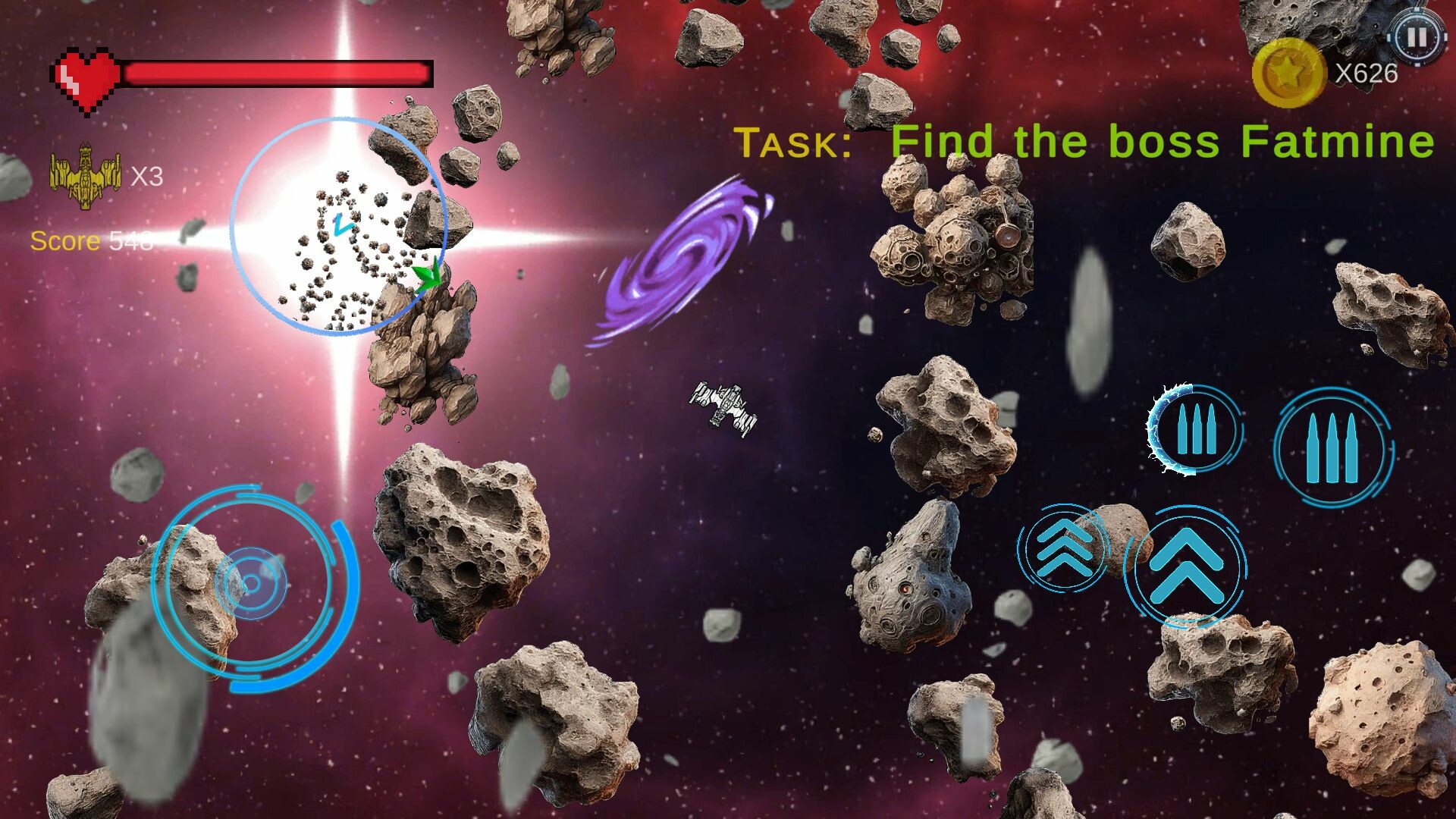 充滿科技感的太空站與飛船停泊畫面