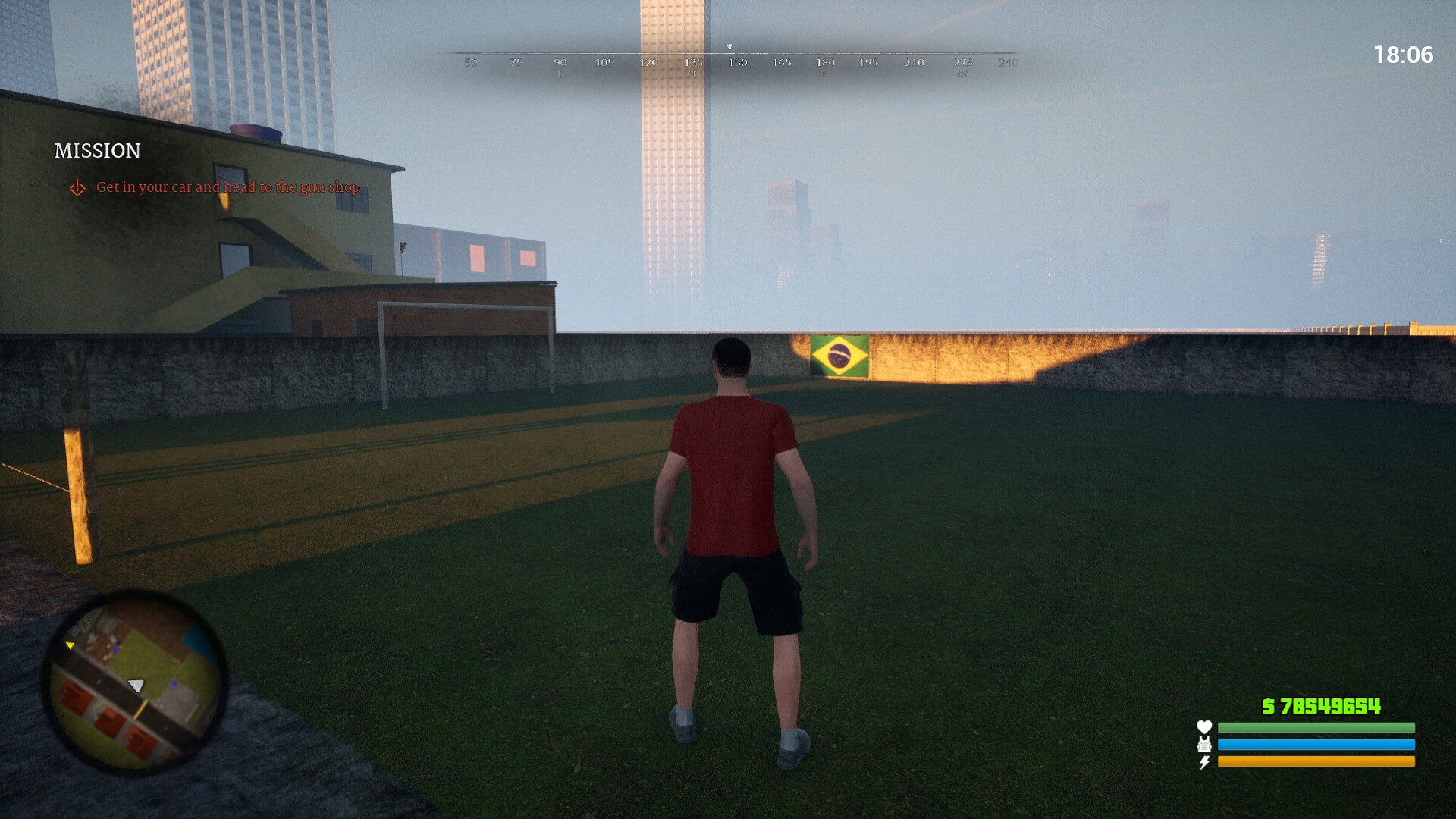 第三人稱射擊戰鬥畫面