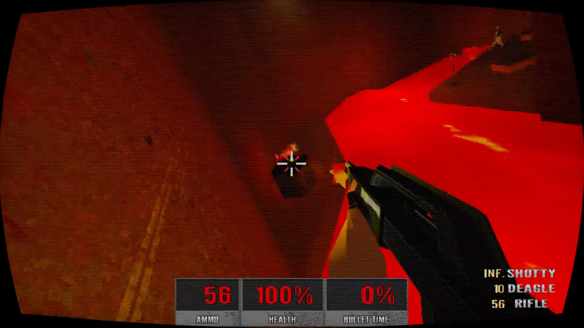 遊戲場景展示，複雜的地形結構適合跑酷