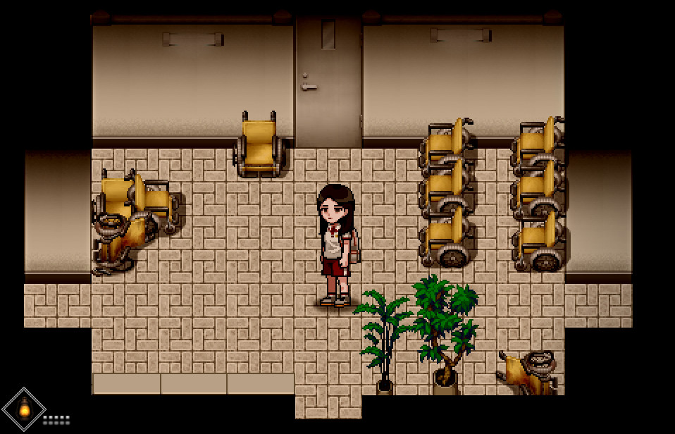 遊戲中的像素場景