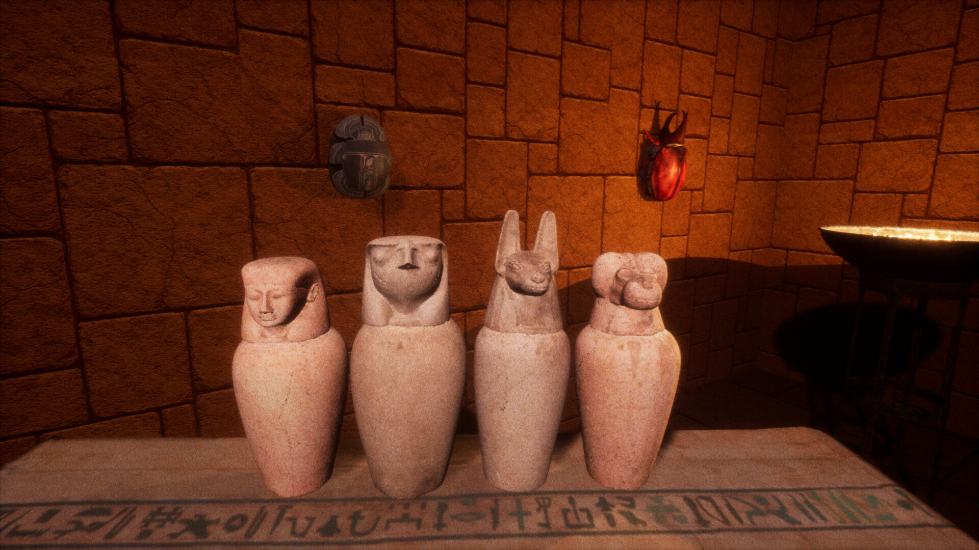 充滿神秘符號的石牆