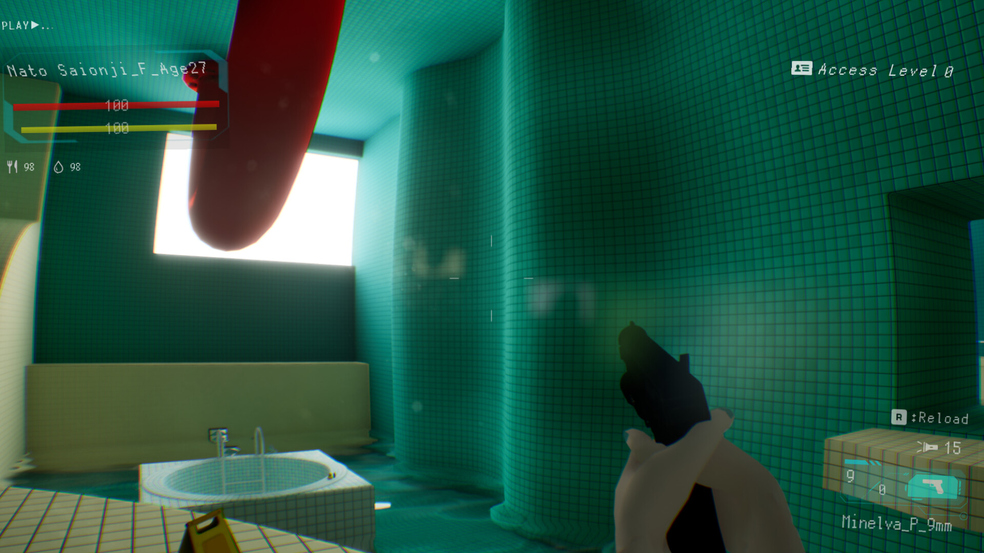 P4ST3L 遊戲截圖:蔚藍的水下空間