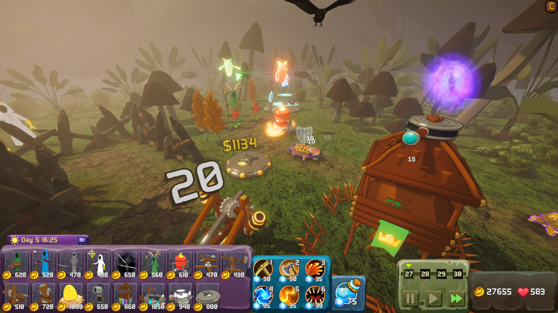 施放強大法術對抗成群結隊的敵人