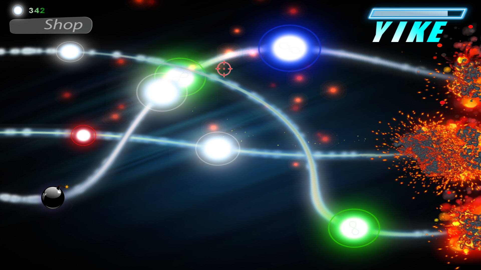 充滿霓虹色彩的未來科幻場景