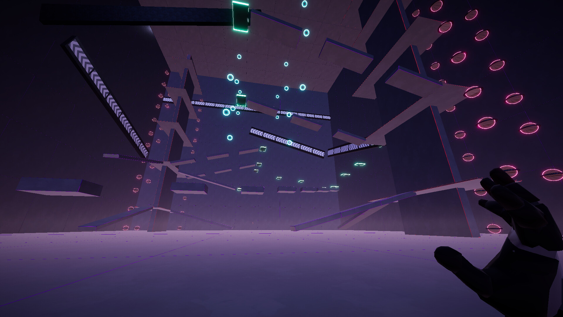 玩家們在充滿霓虹燈光的賽博龐克城市中合作。